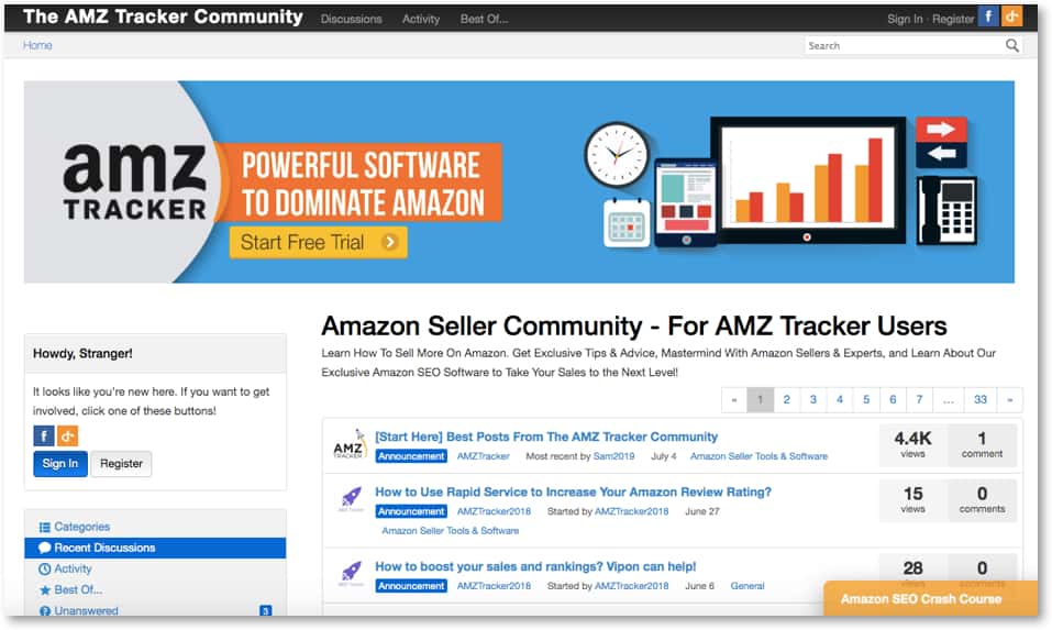 AMZ Tracker Community Forum